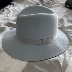 Rag and Bone 100% wool powder blue hat.